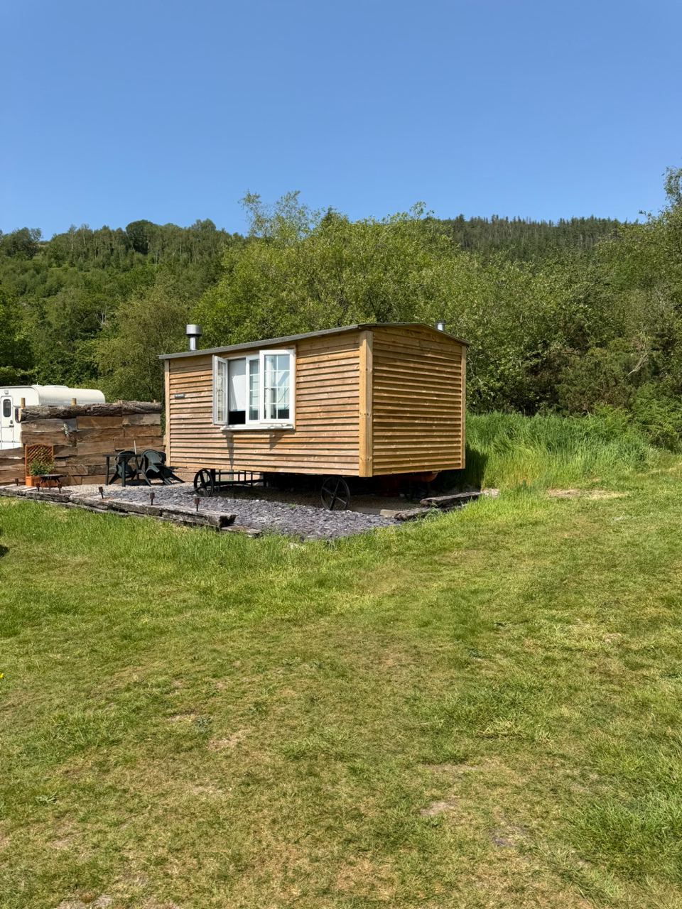 Hut on the grass