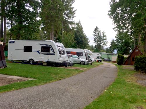 Tourers along the park road