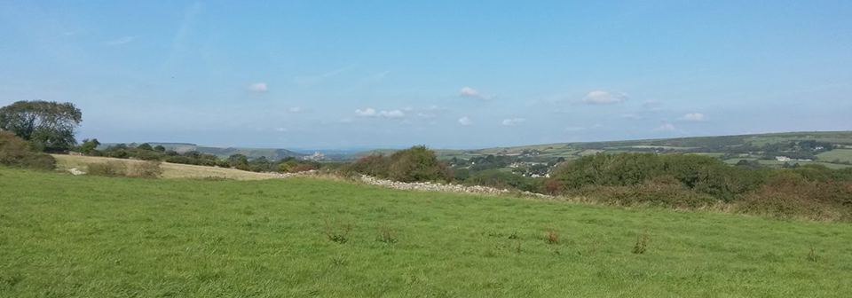Pasture looking over the countryside