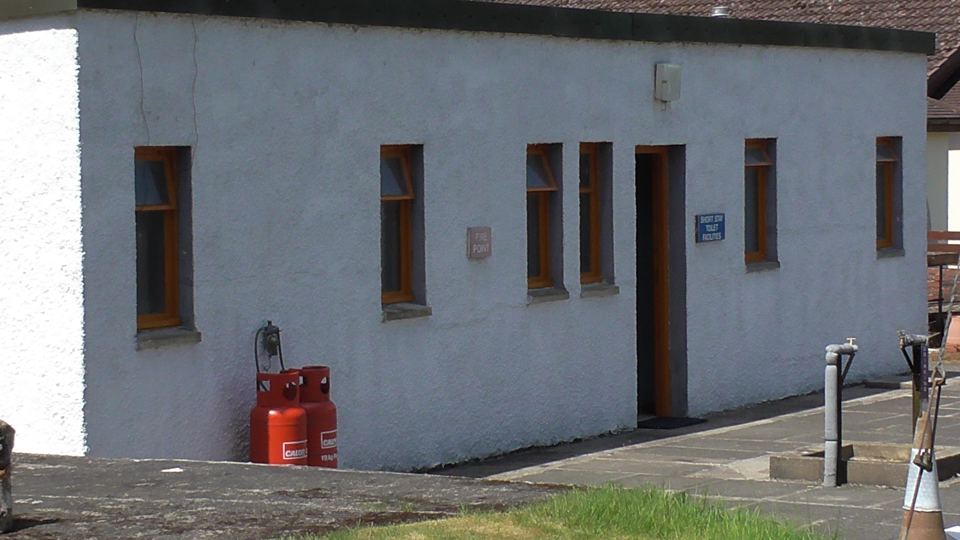 Calor gas and reception building