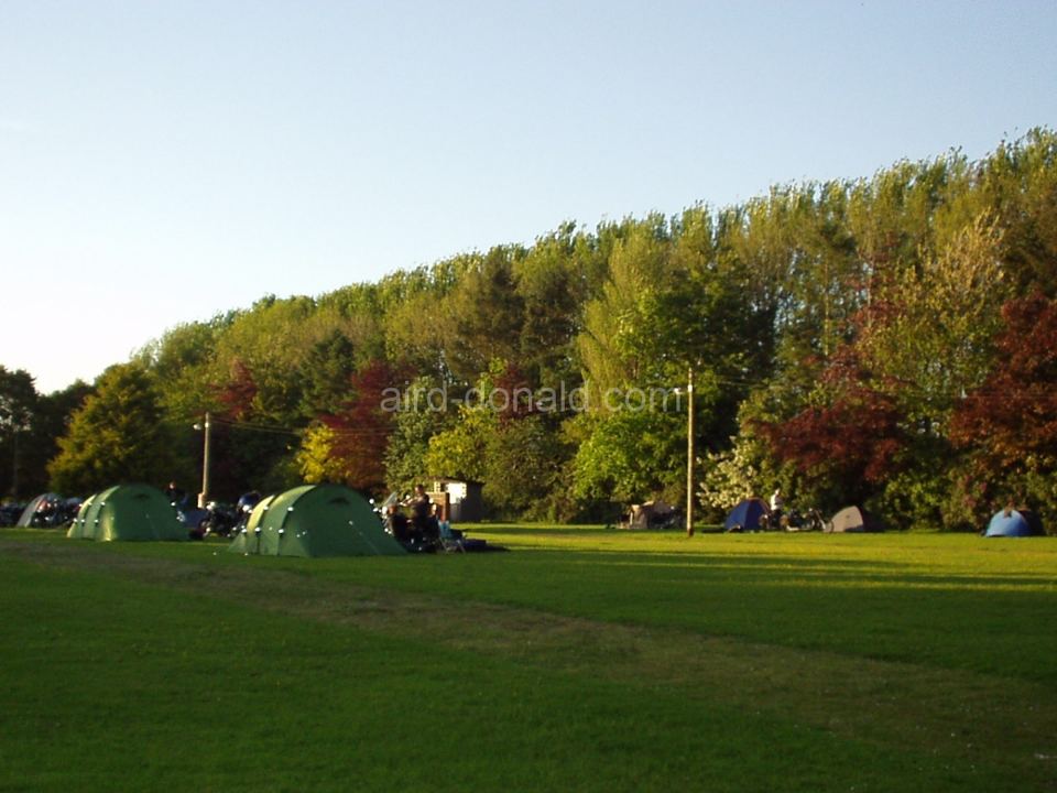Tents on the grass