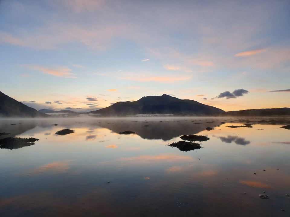 Loch at sunrise