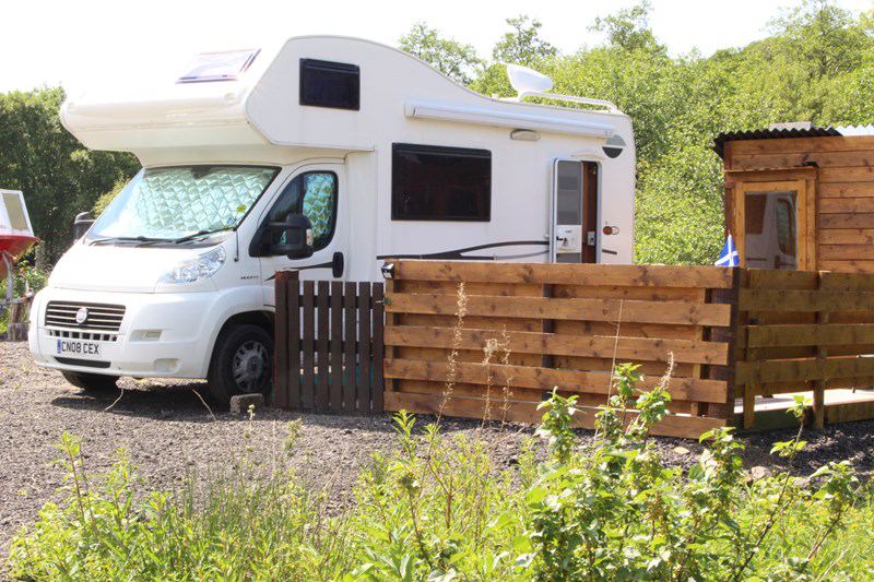 Motorhome on the CL pitch