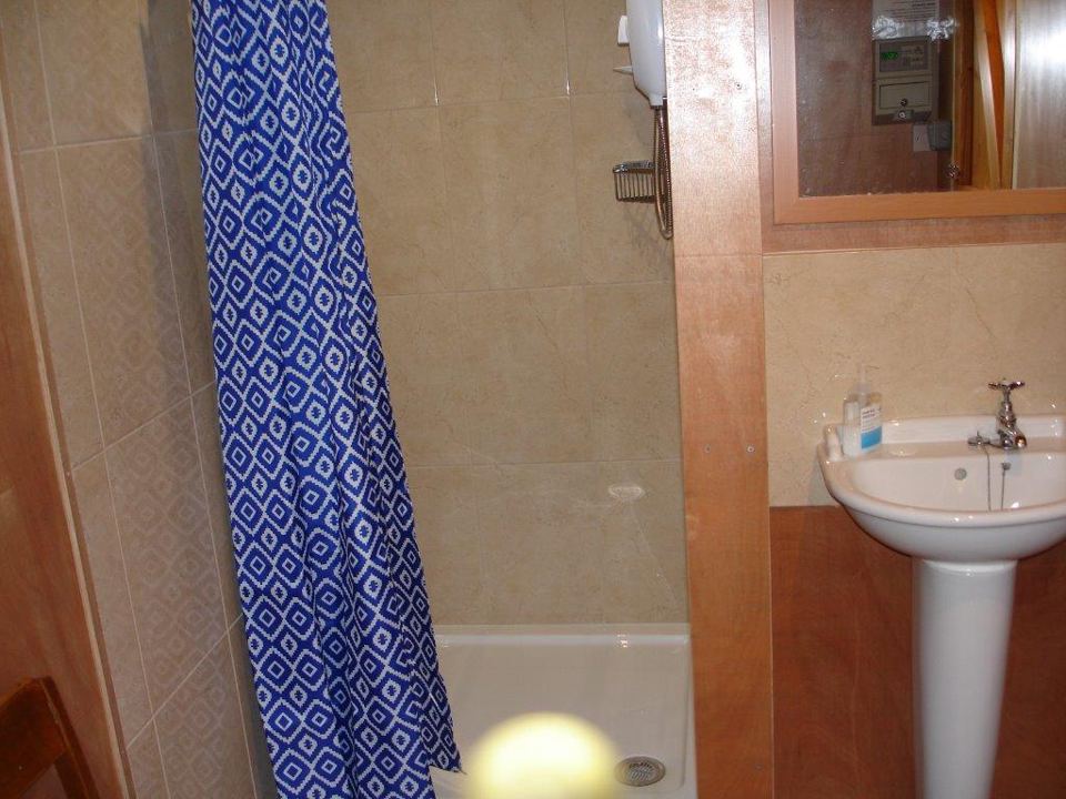 Inside the shower