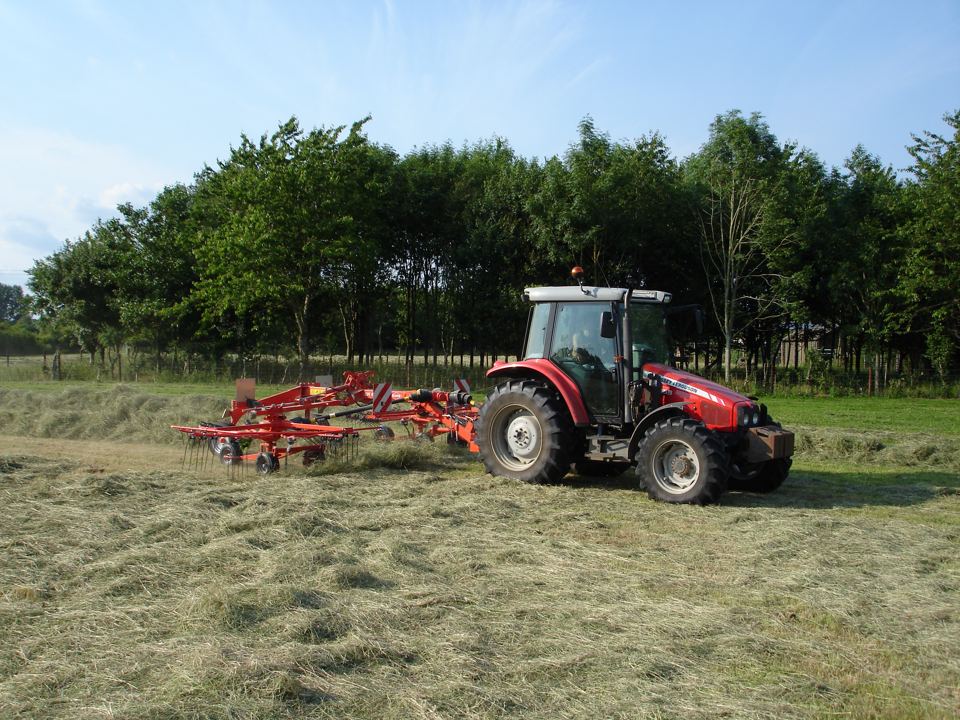Haymaking on the farm