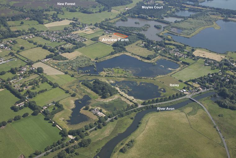 Farm among the Blashford lakes