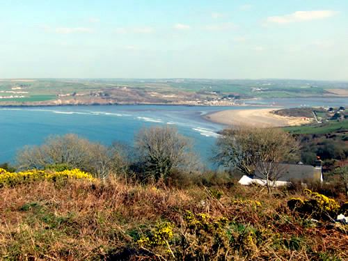 Poppit Sands and the estuary