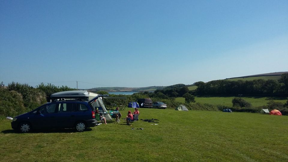 Pitches with a view across the estuary