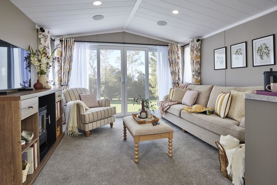 Caravan living room