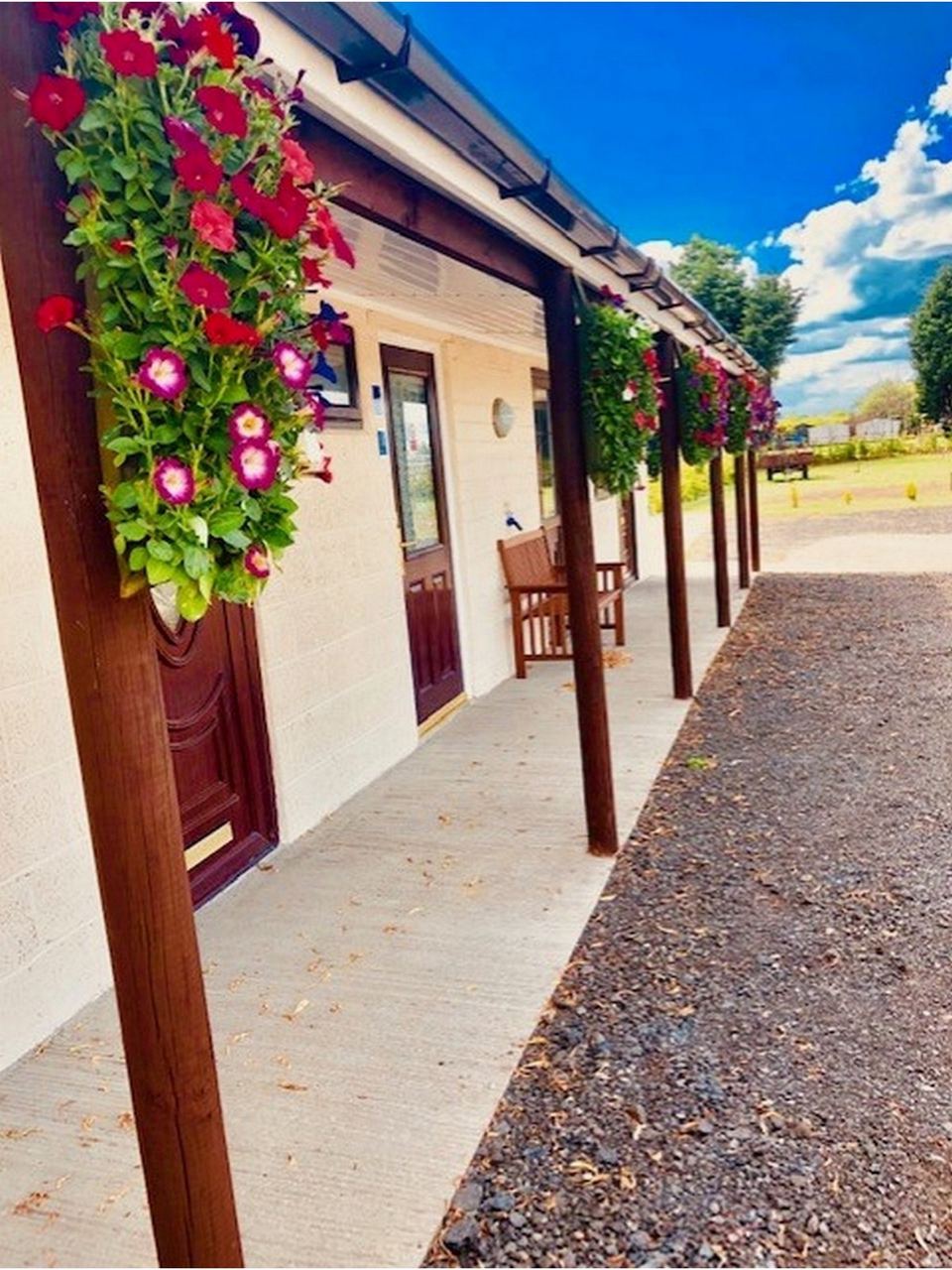 Stable block with shower rooms