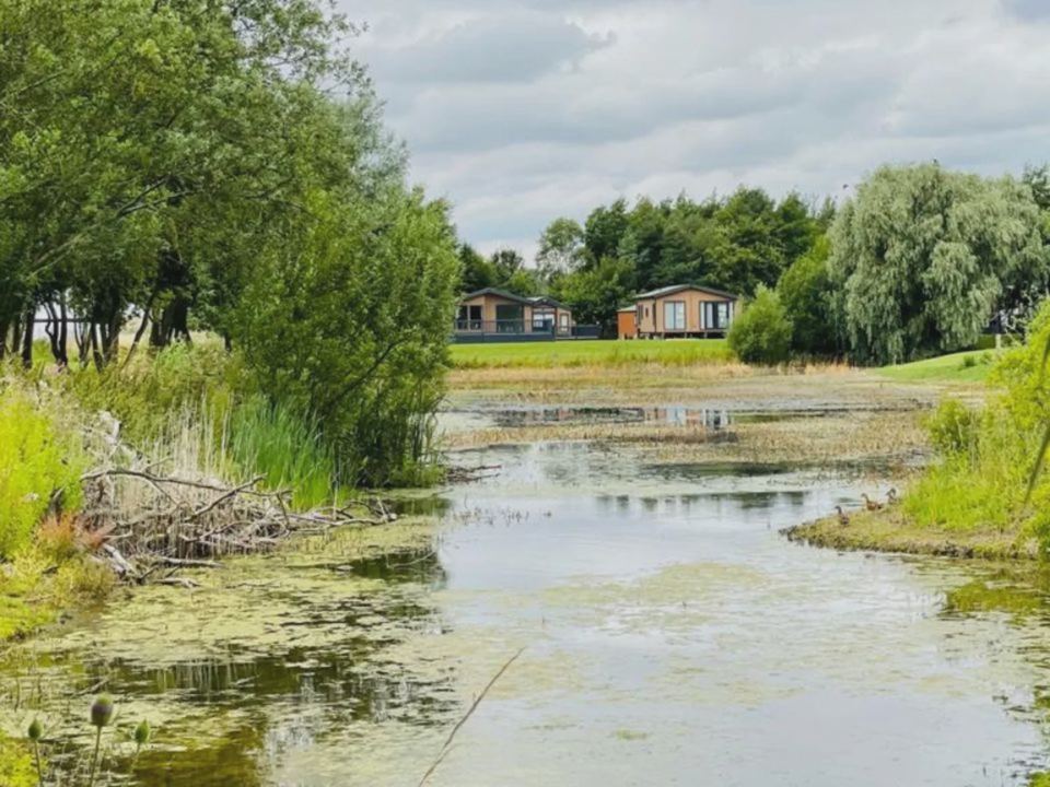 Lodges beside the lake
