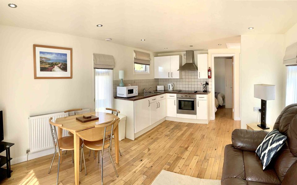 Lodge open-plan kitchen