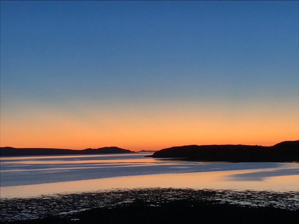 Sunset over the loch