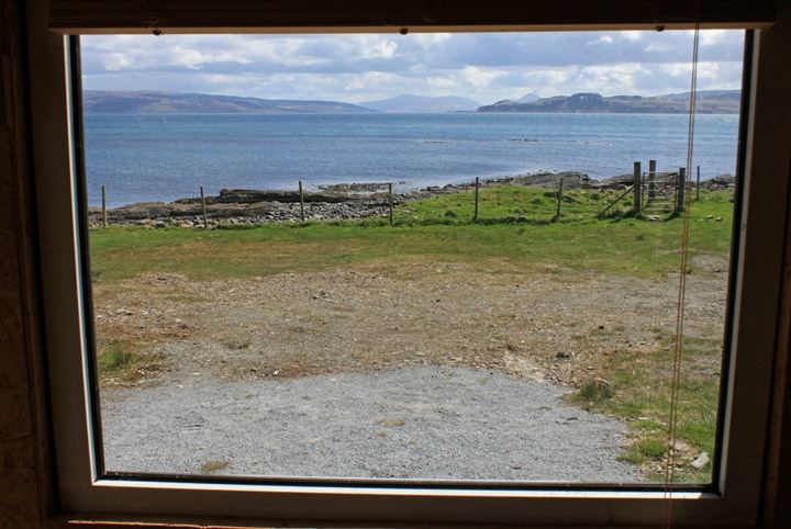 Sea view from the pod window