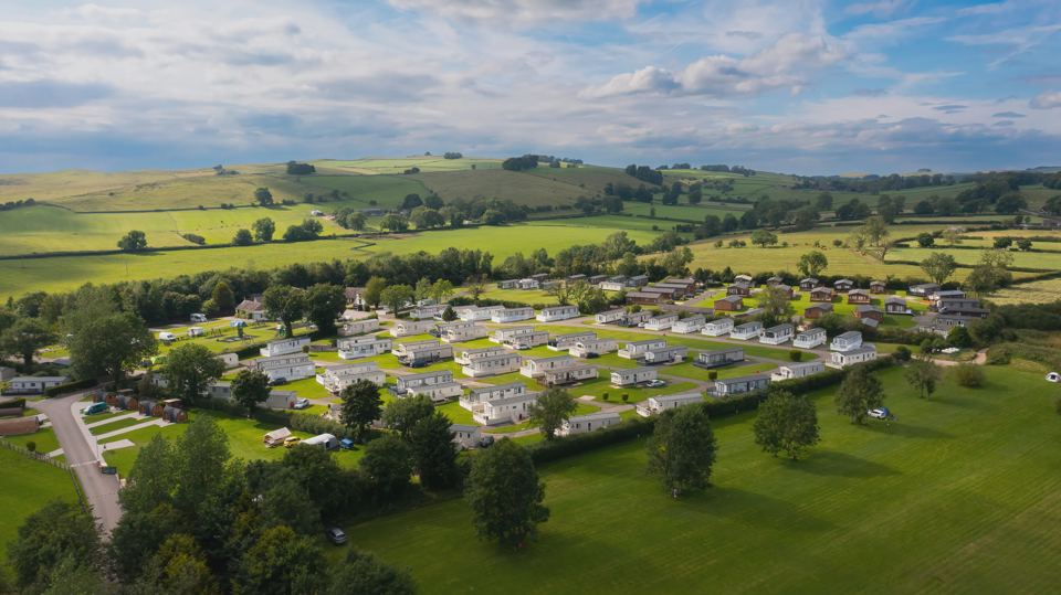Aerial view of the park
