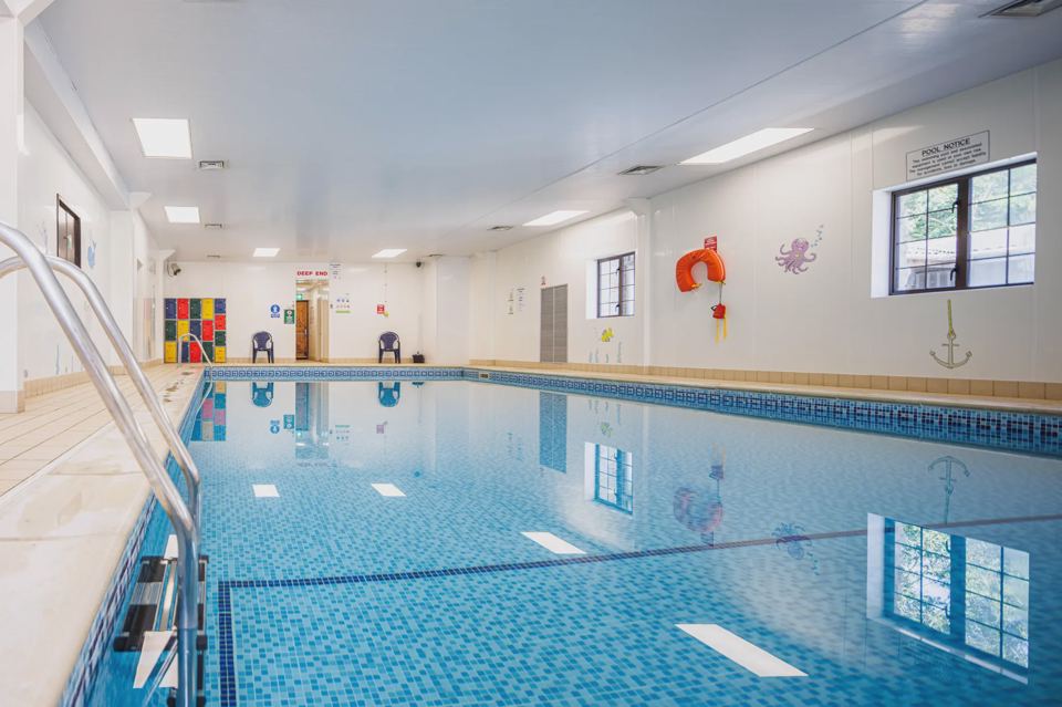 Heated indoor pool