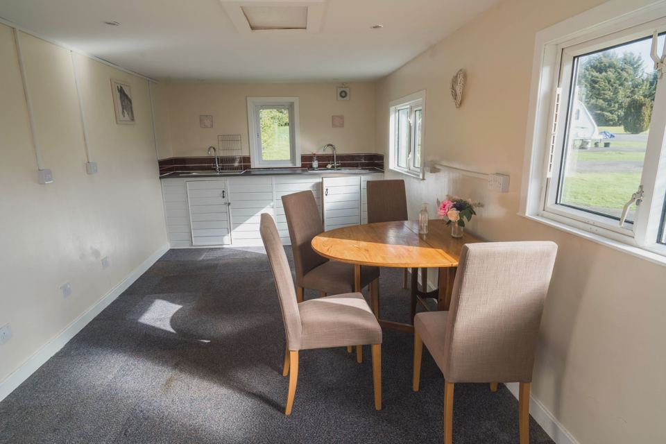 Indoor dining area