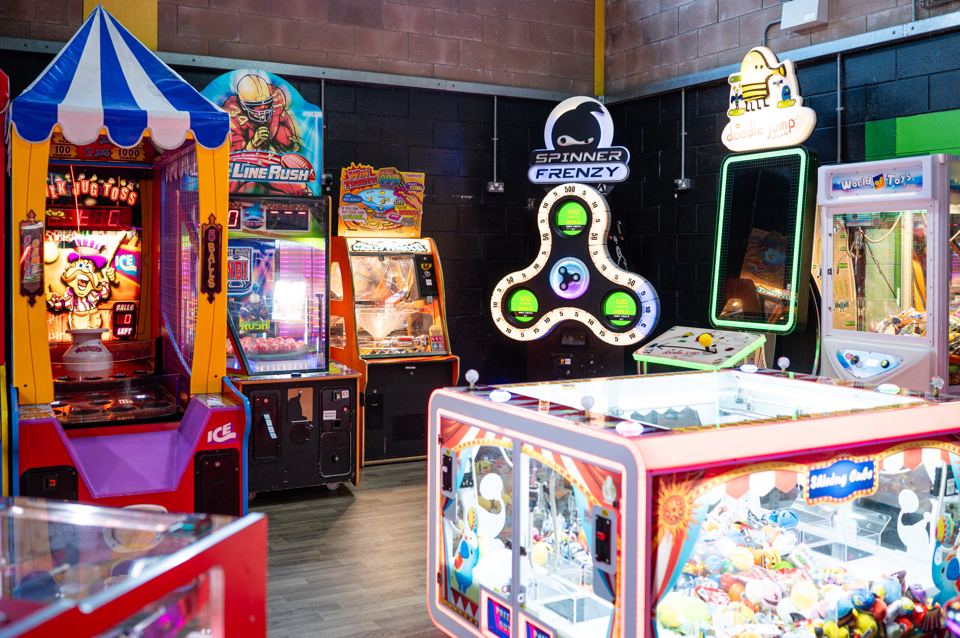 Arcade games and prize machines
