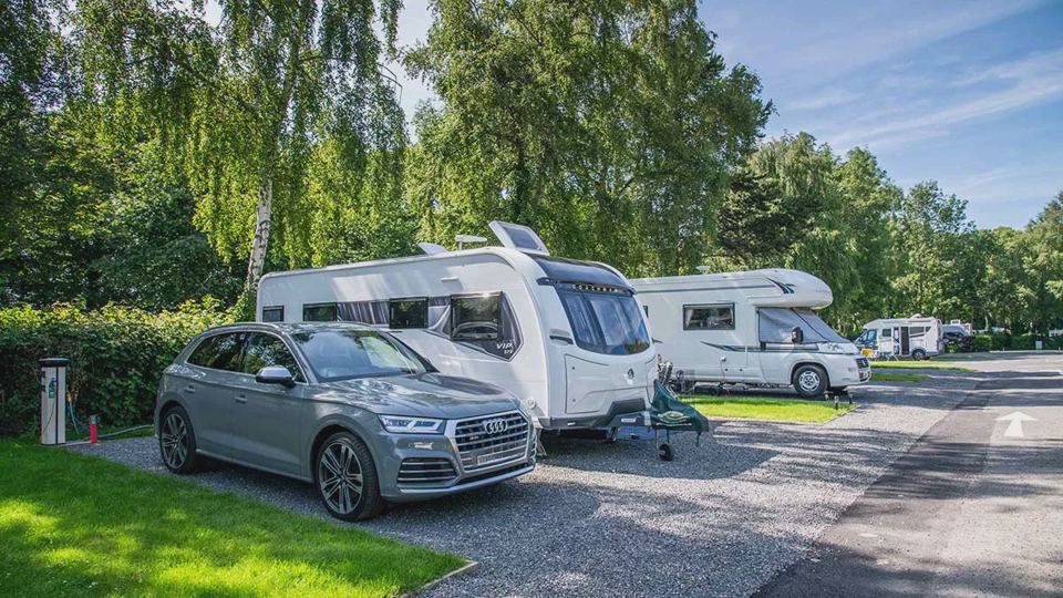 Hardstanding pitches with hook-ups