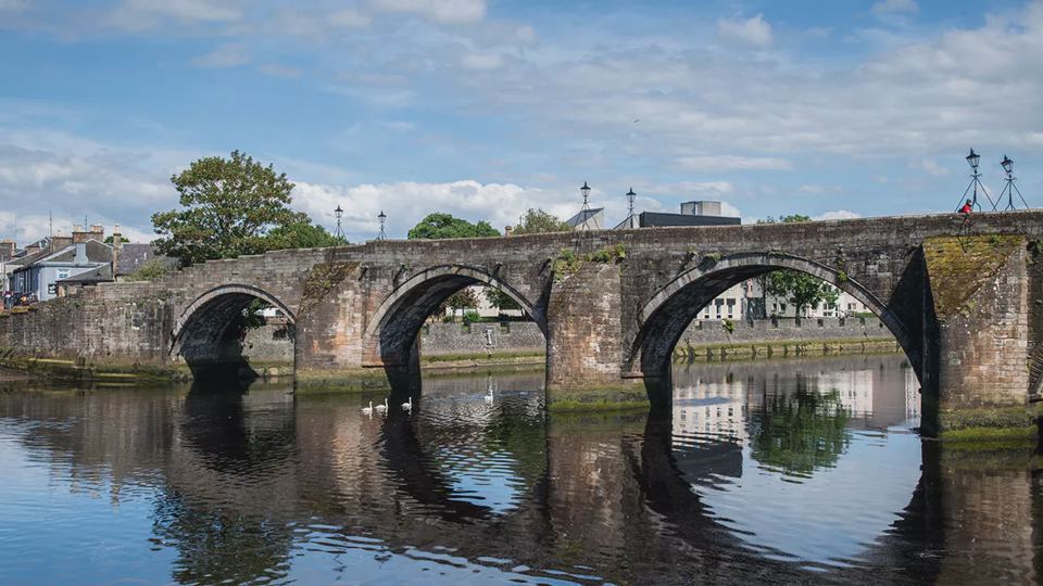 Auld Brig over the River Ayr