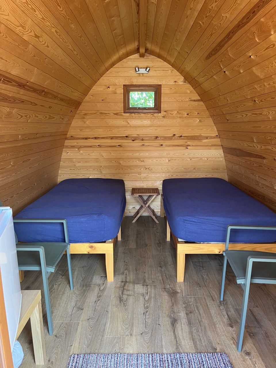 Twin beds in a pod