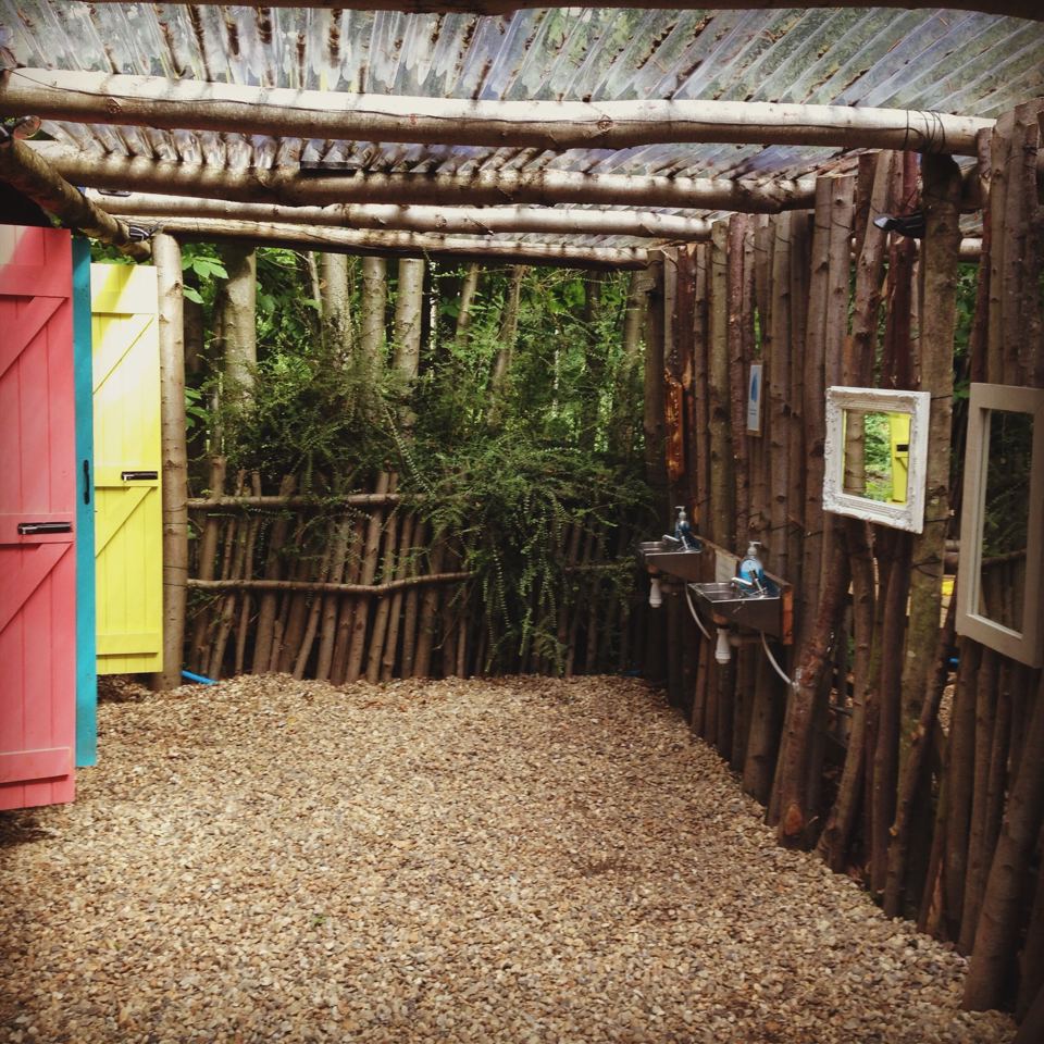 Rustic washing area