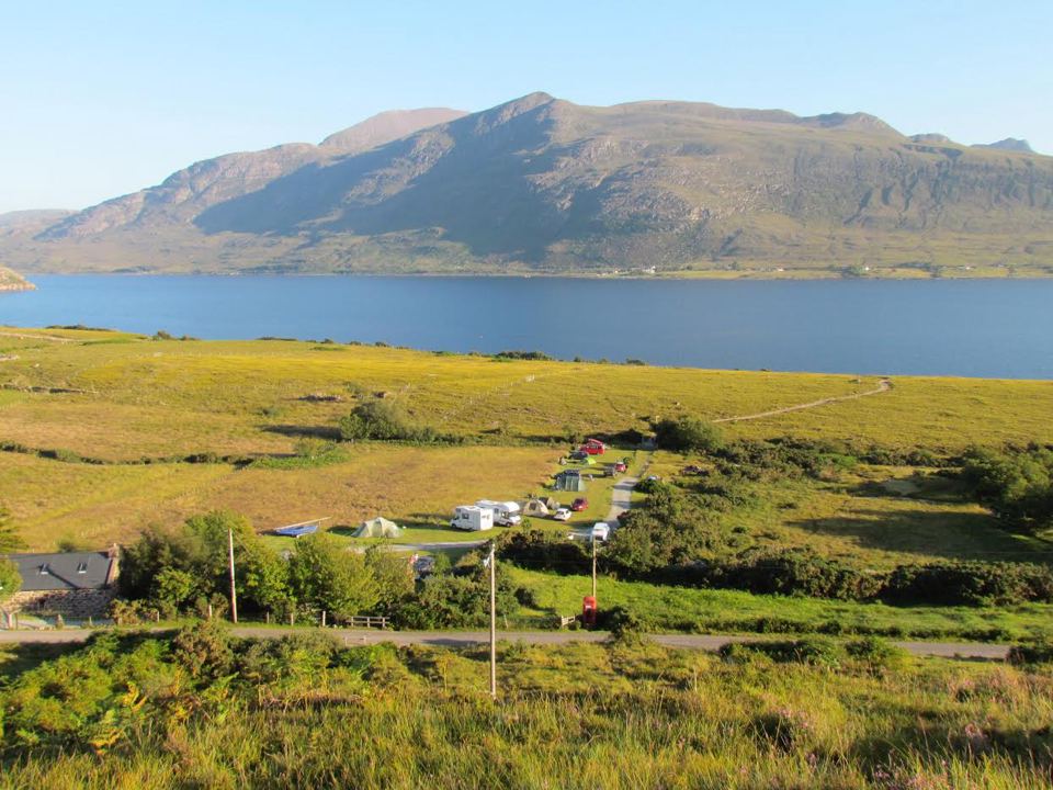 Site above the loch