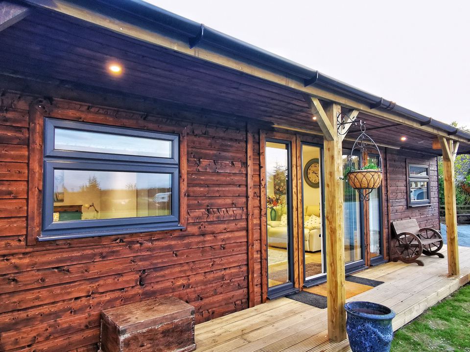 Side of the lodge