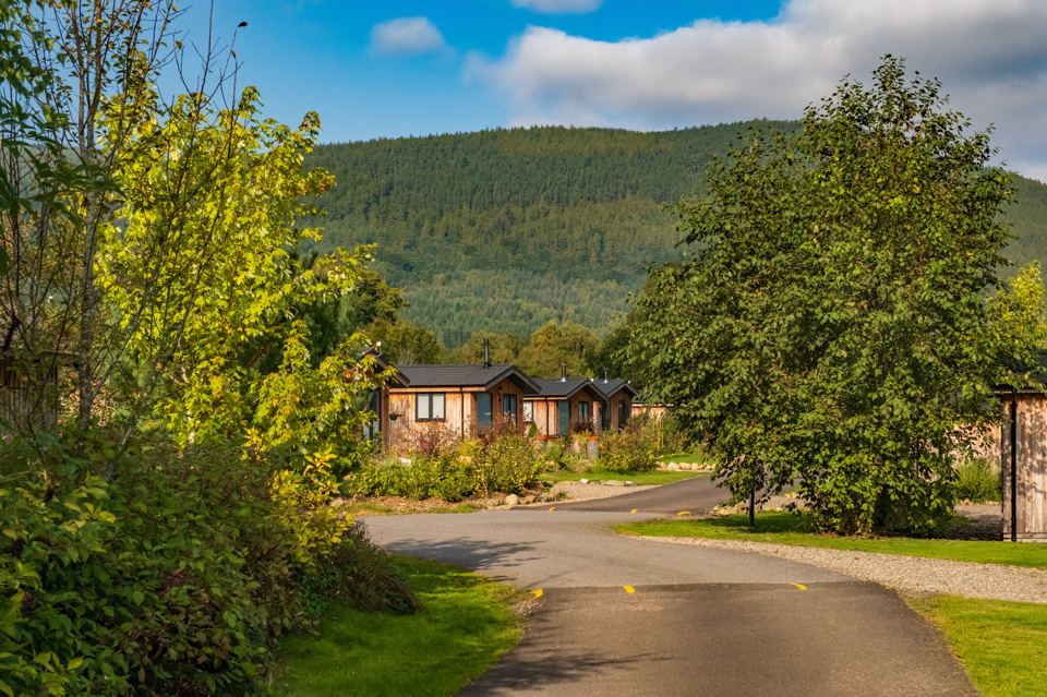 Lodges at the end of the lane