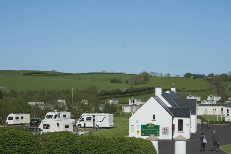 Pitches looking over the countryside