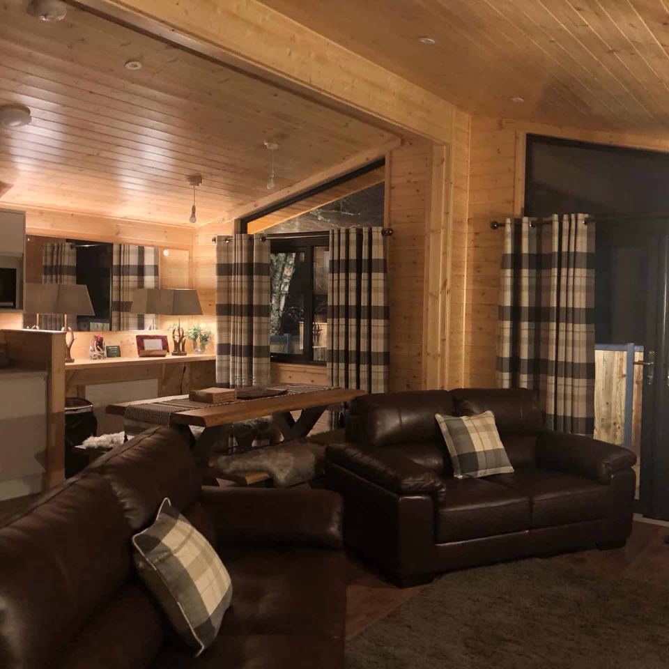 Living area inside a lodge