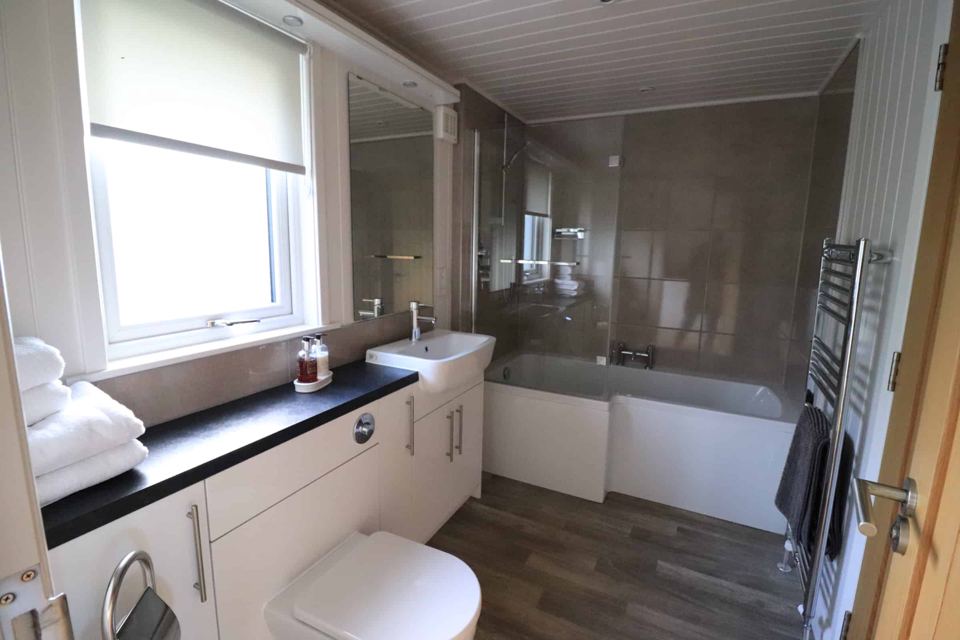 Lodge bathroom