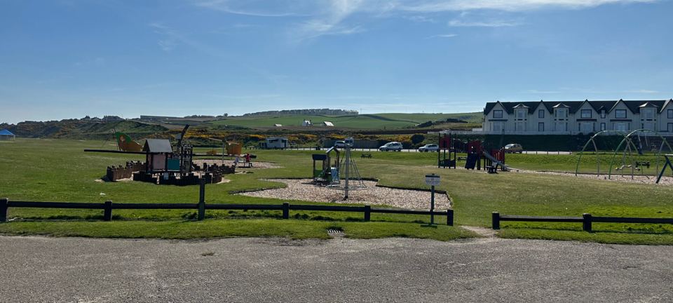 Play park beside the site