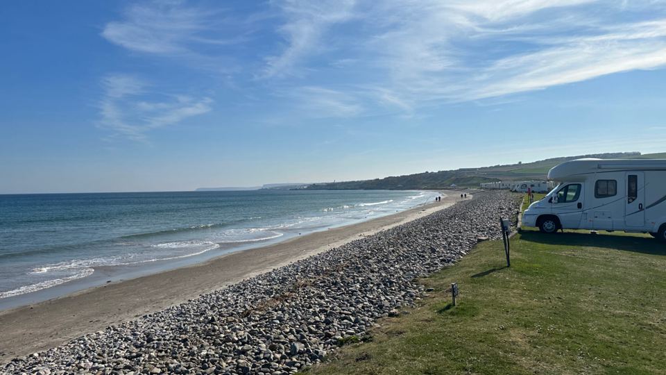 Motorhome on the seafront