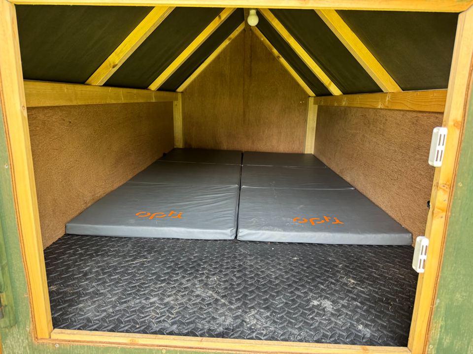 Inside the backpackers pod