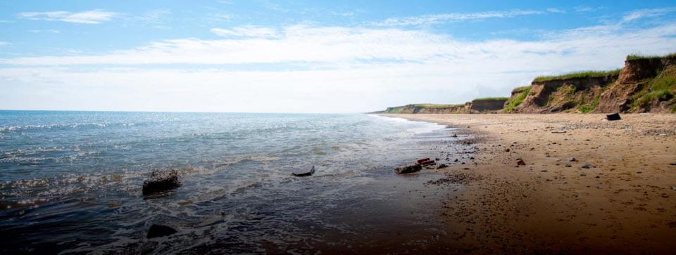Beach along the Yorkshire coast