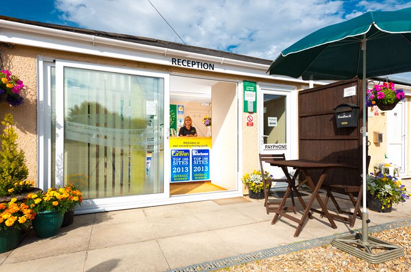 Reception building