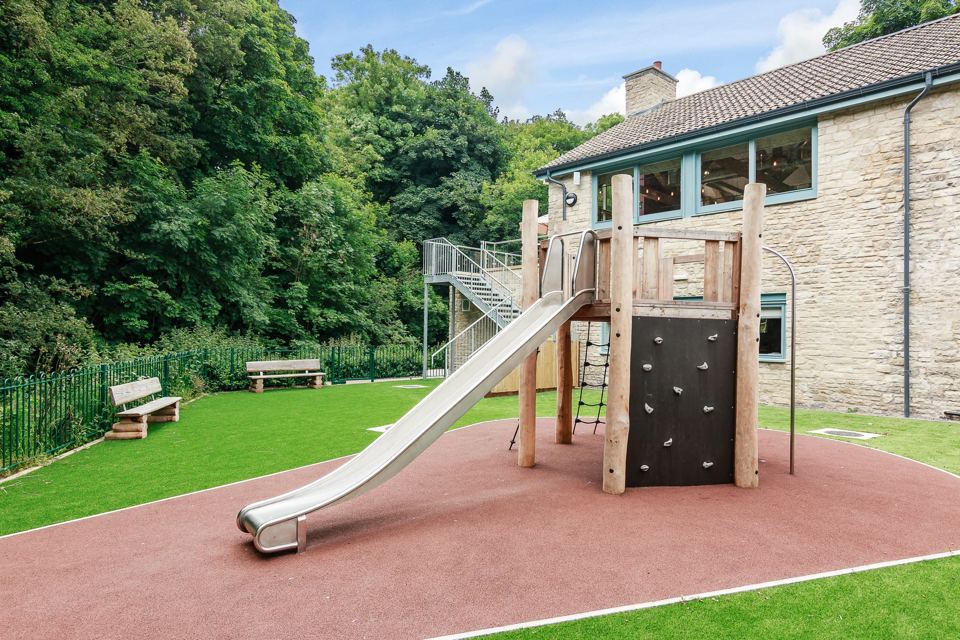 Play area by the clubhouse