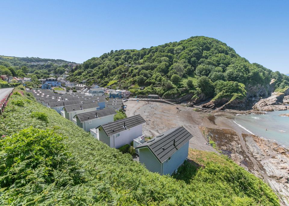 Hele Bay from the hillside