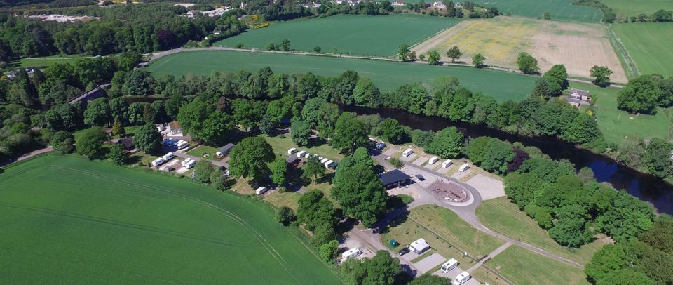 Site from above by the river