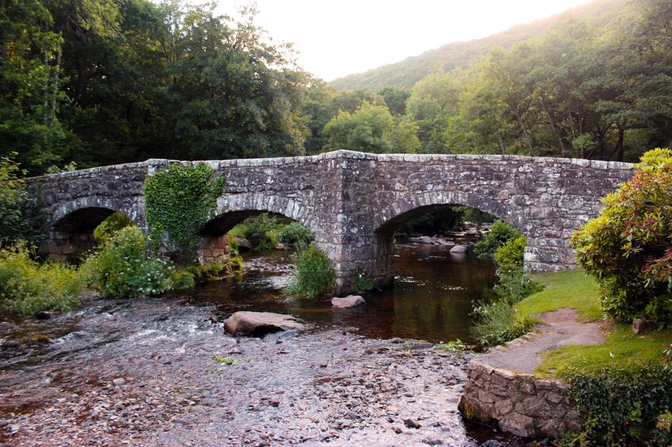 Stone bridge over the river