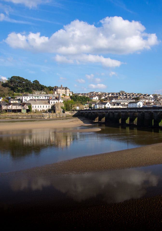 Estuary view towards the town