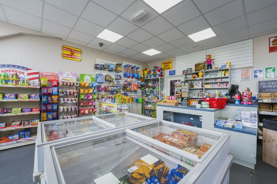 Inside the park shop