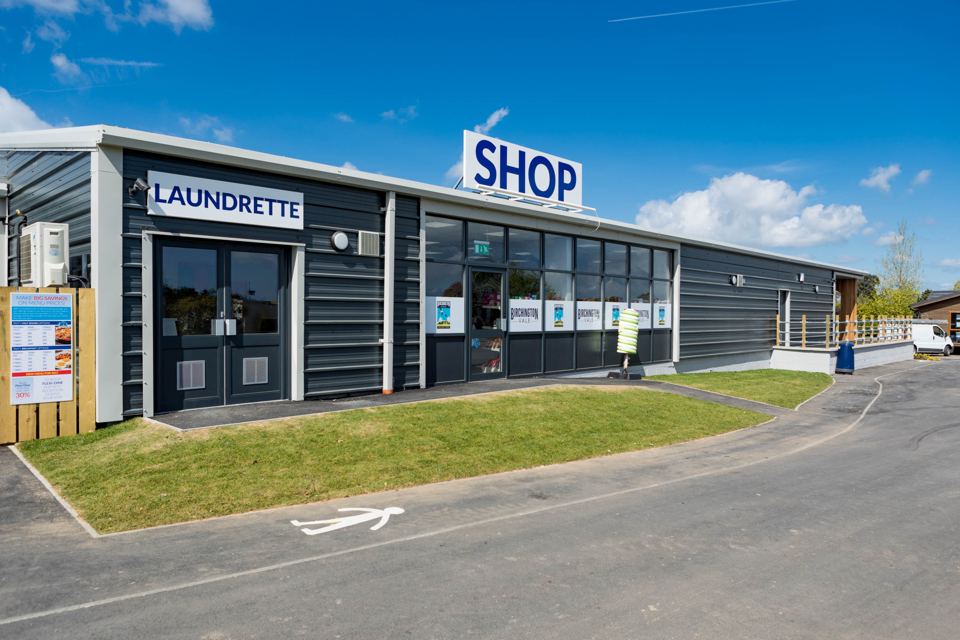 Shop and launderette