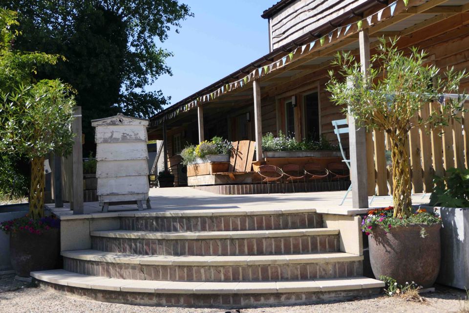 Steps up to the Beehive