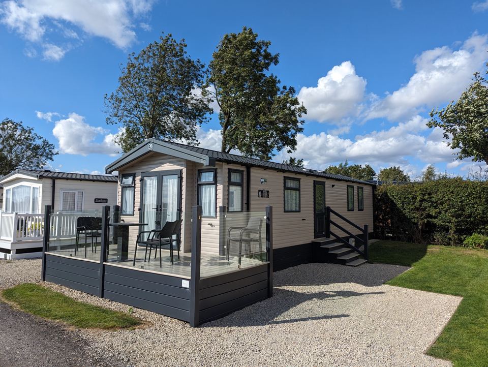 Holiday home with glass balcony