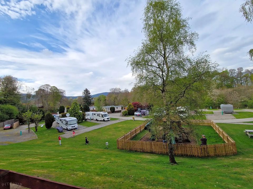 Grass and touring pitches