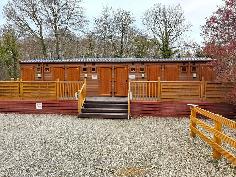 Timber toilet block