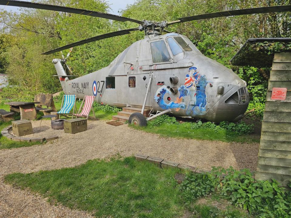 Converted helicopter