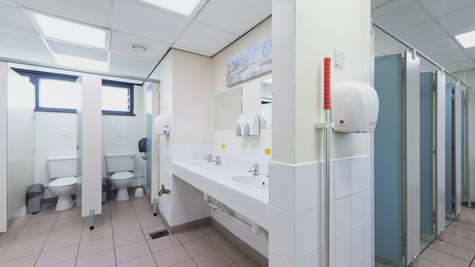 Toilet and basin cubicles